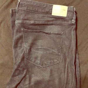 Abercrombie black jeggins